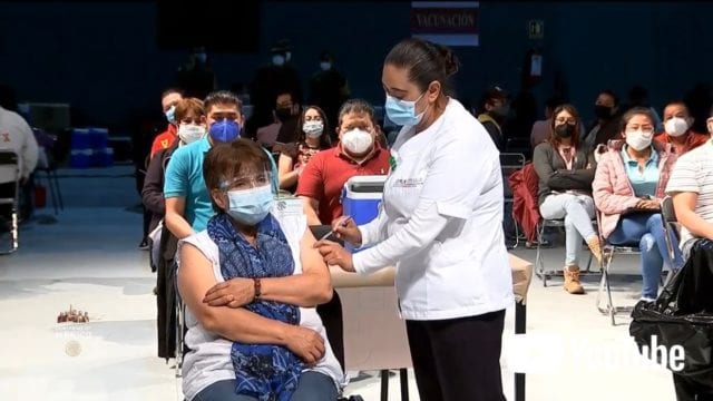 La vacunación en México. Foto: Gobierno de México