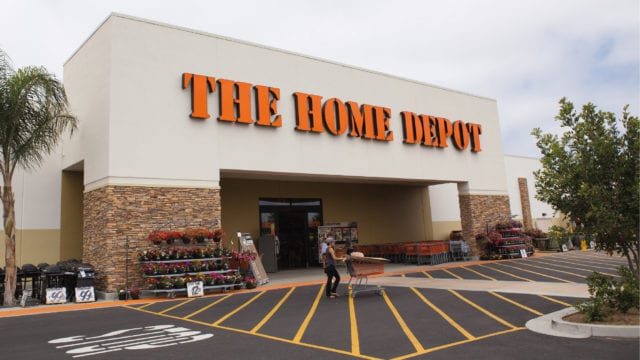 Home Depot elevo sus ventas un 5%