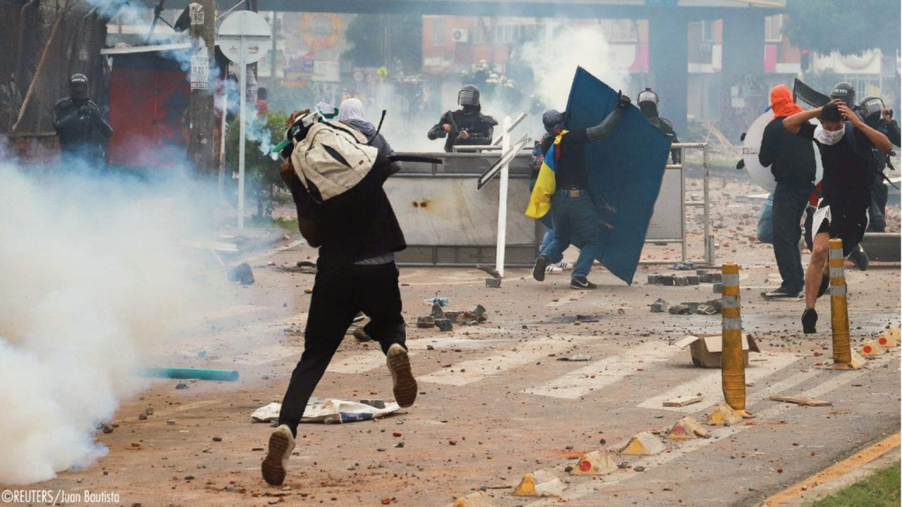 La ONU y UE condenan violencia contra manifestaciones en Colombia