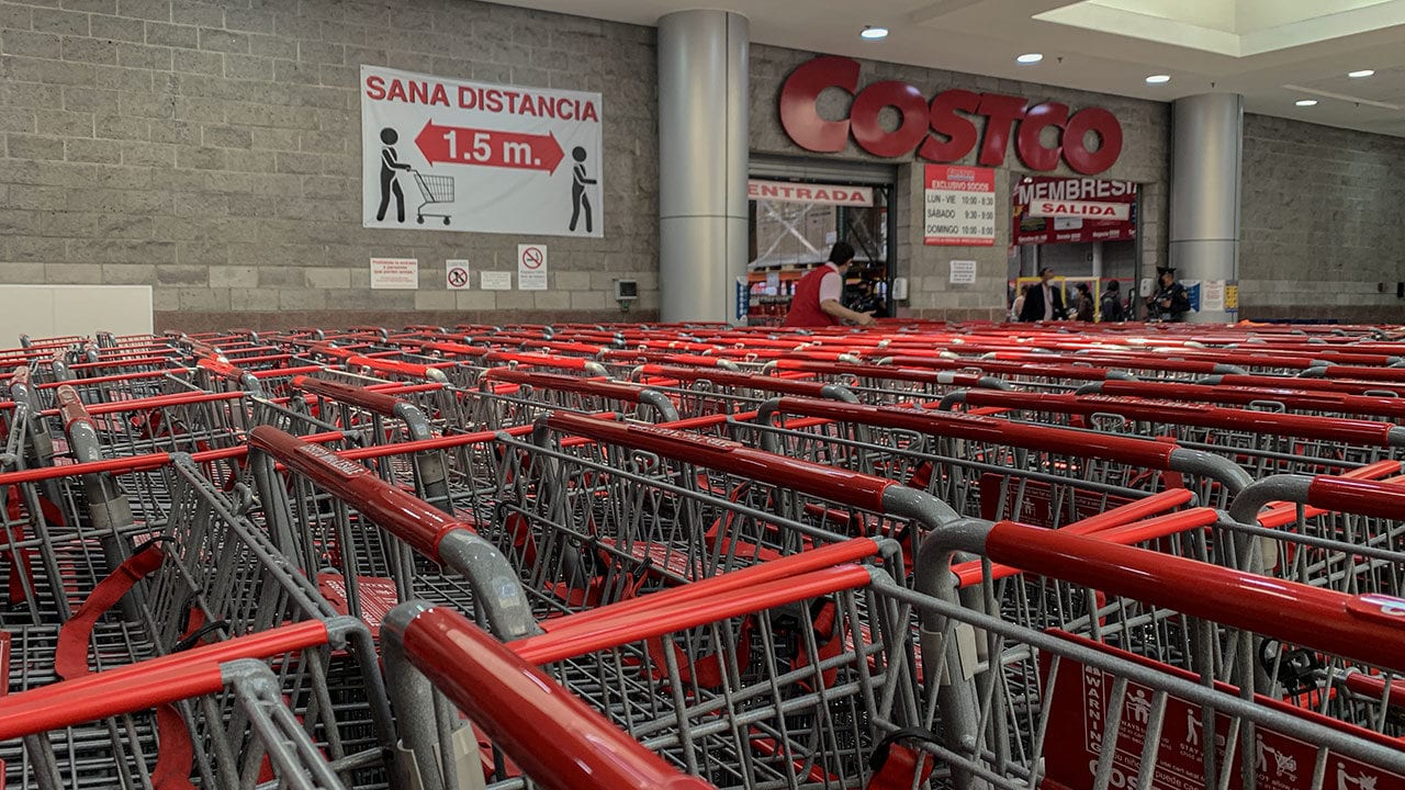 Ventas de supermercados y departamentales crecen 4.5% en agosto