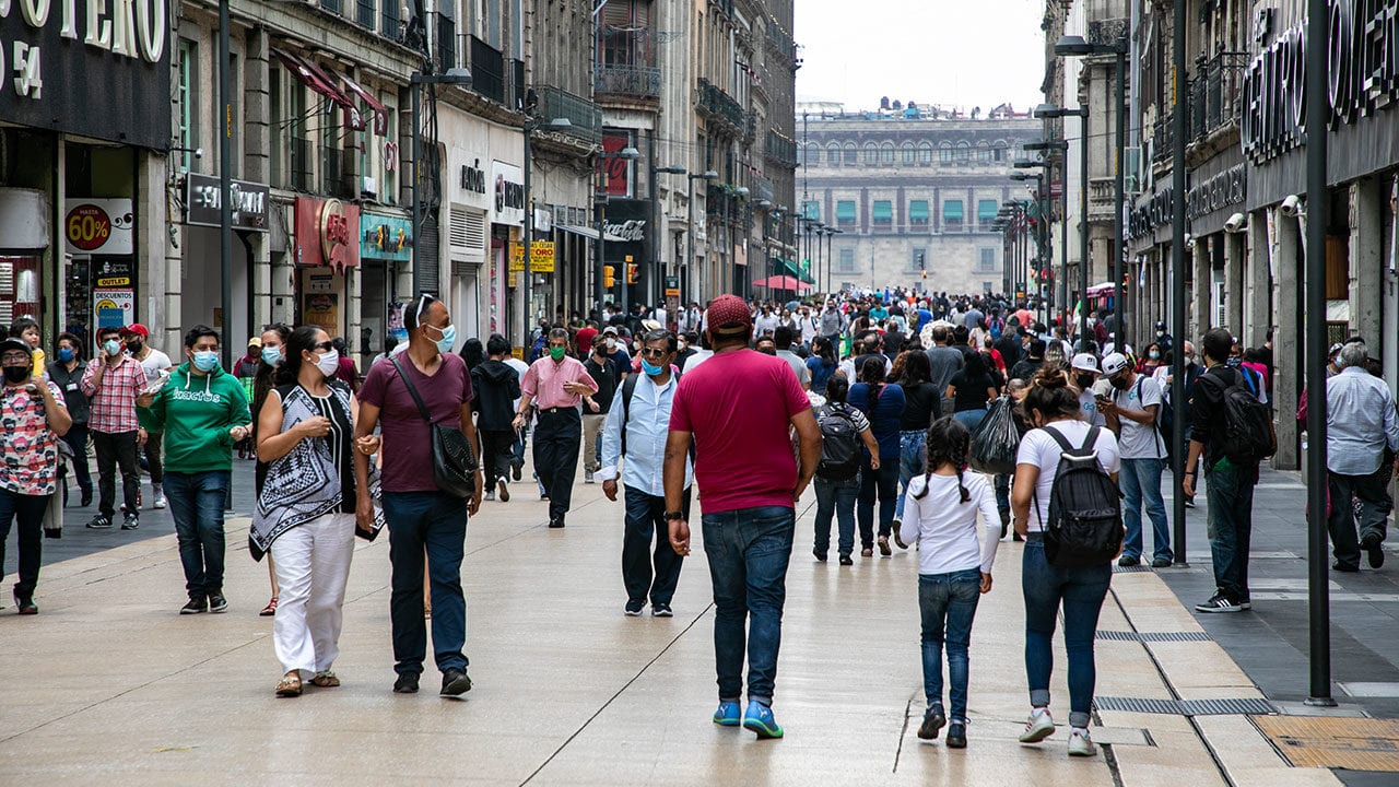 México lleva tres días consecutivos con más de 20,000 casos de Covid-19