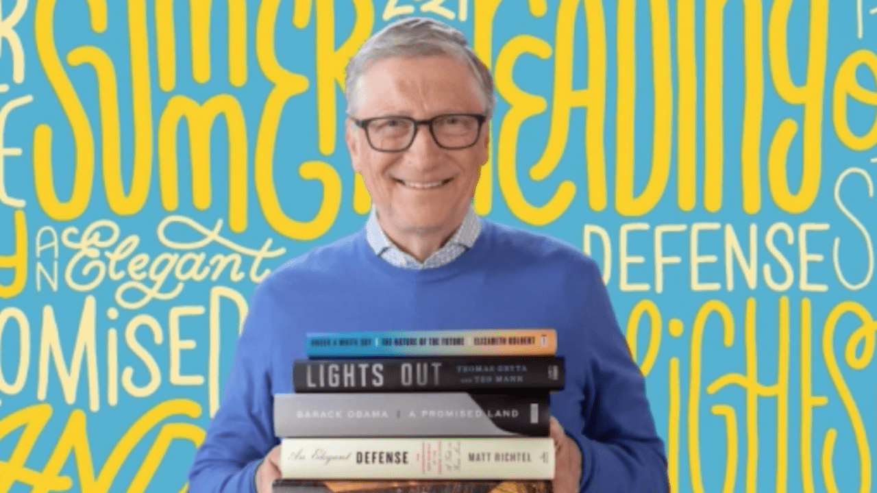 Bill Gates recomienda estos cinco libros para leer en el verano