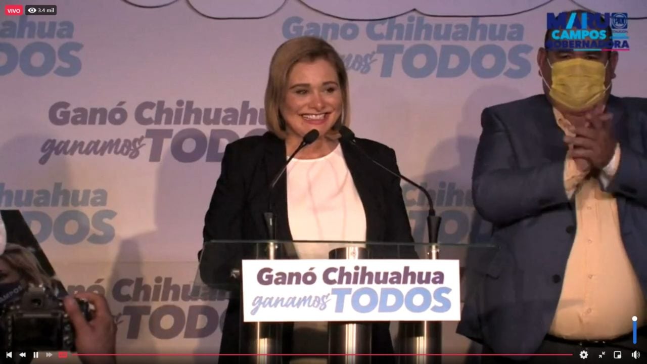 Maru Campos se declara ganadora en Chihuahua; Morena ve elección cerrada
