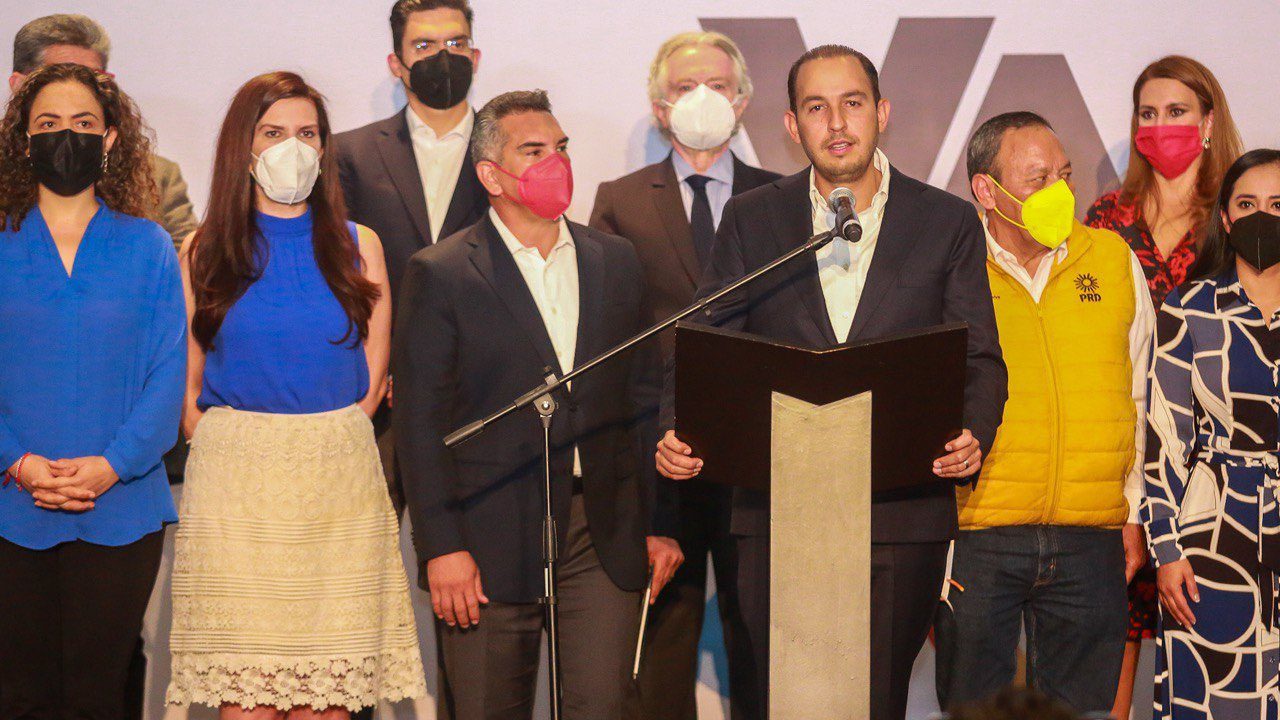 PAN, PRI y PRD ven bien ir en coalición para las elecciones de 2024