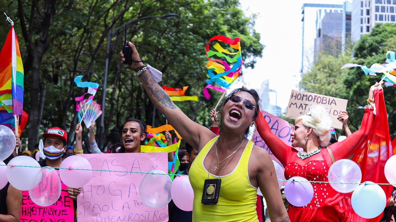 Así se vive la marcha del Orgullo LGBT+ en Ciudad de México