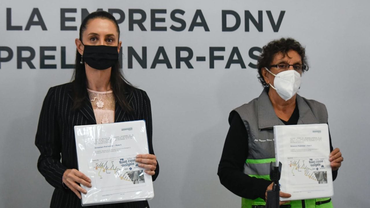 Dictamen de DNV sobre el accidente en Línea 12 del Metro cuesta 26.2 mdp