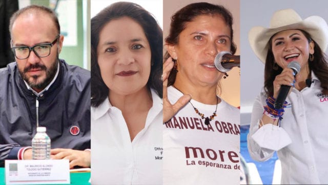 Manuela del Carmen Obrador Mauricio Toledo Flor Ivone Morales, Sonia Rocha