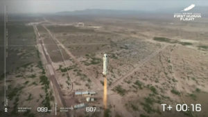 Jeff Bezos Blue Origin's New Shepard rocket
