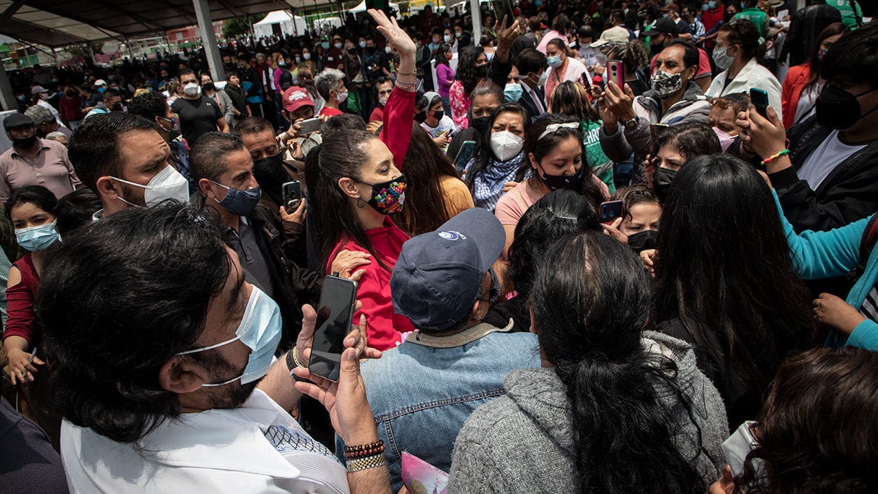 Fotogalería: Claudia Sheinbaum, en campaña por la Presidencia