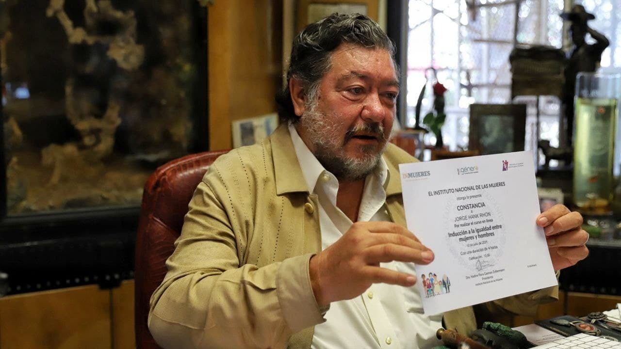 Jorge Hank Rhon saca 10 de calificación en curso para no violentar a las mujeres