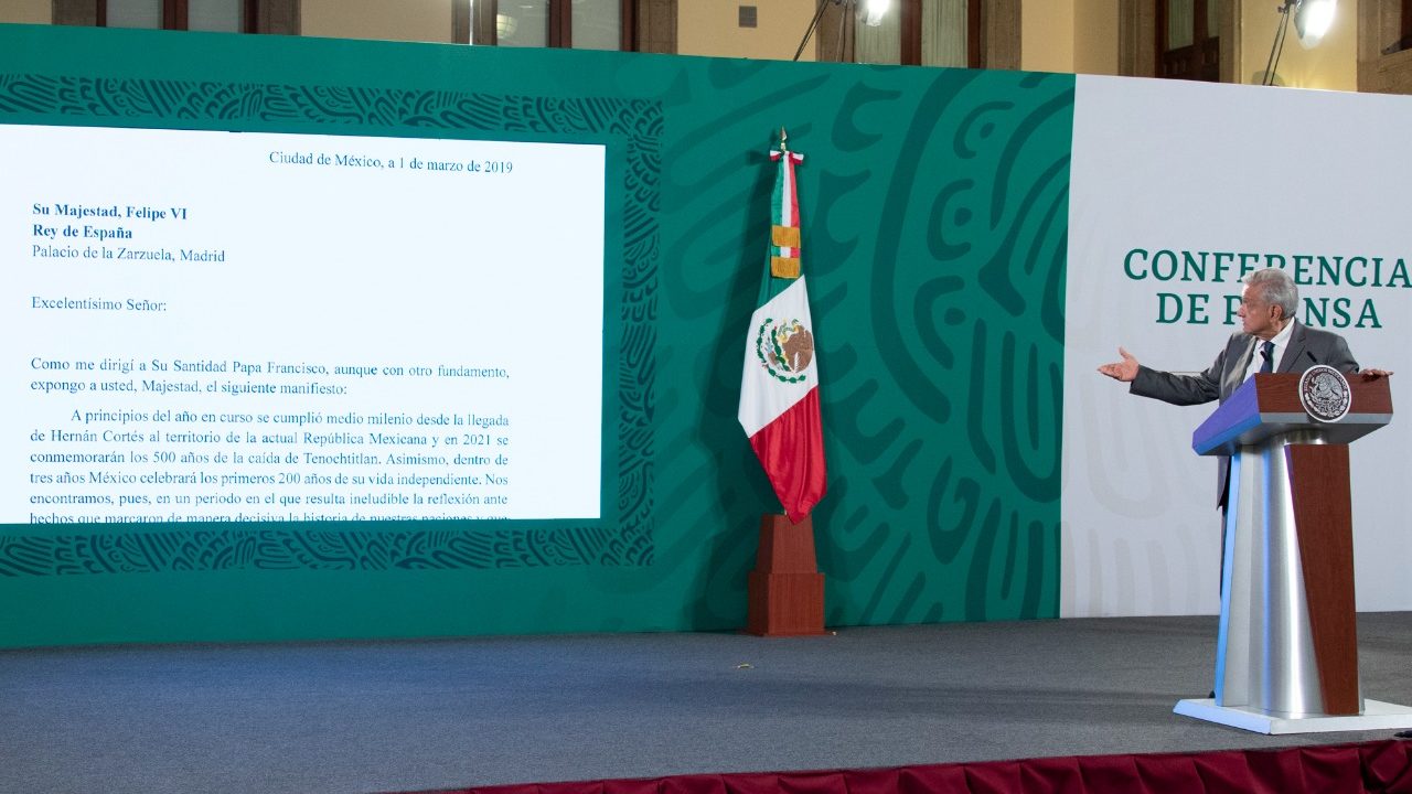 Le faltó humildad al gobierno de España ante petición de perdón: AMLO
