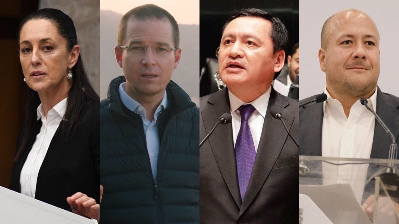 Sheinbaum, Anaya, Osorio y Alfaro, los preferidos para ser candidatos a la Presidencia: encuesta