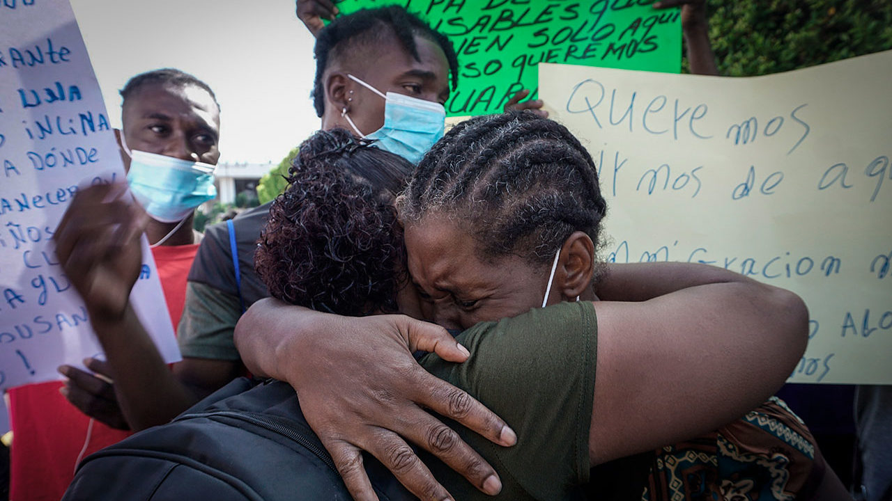 INM planea campamento para migrantes haitianos en Chiapas