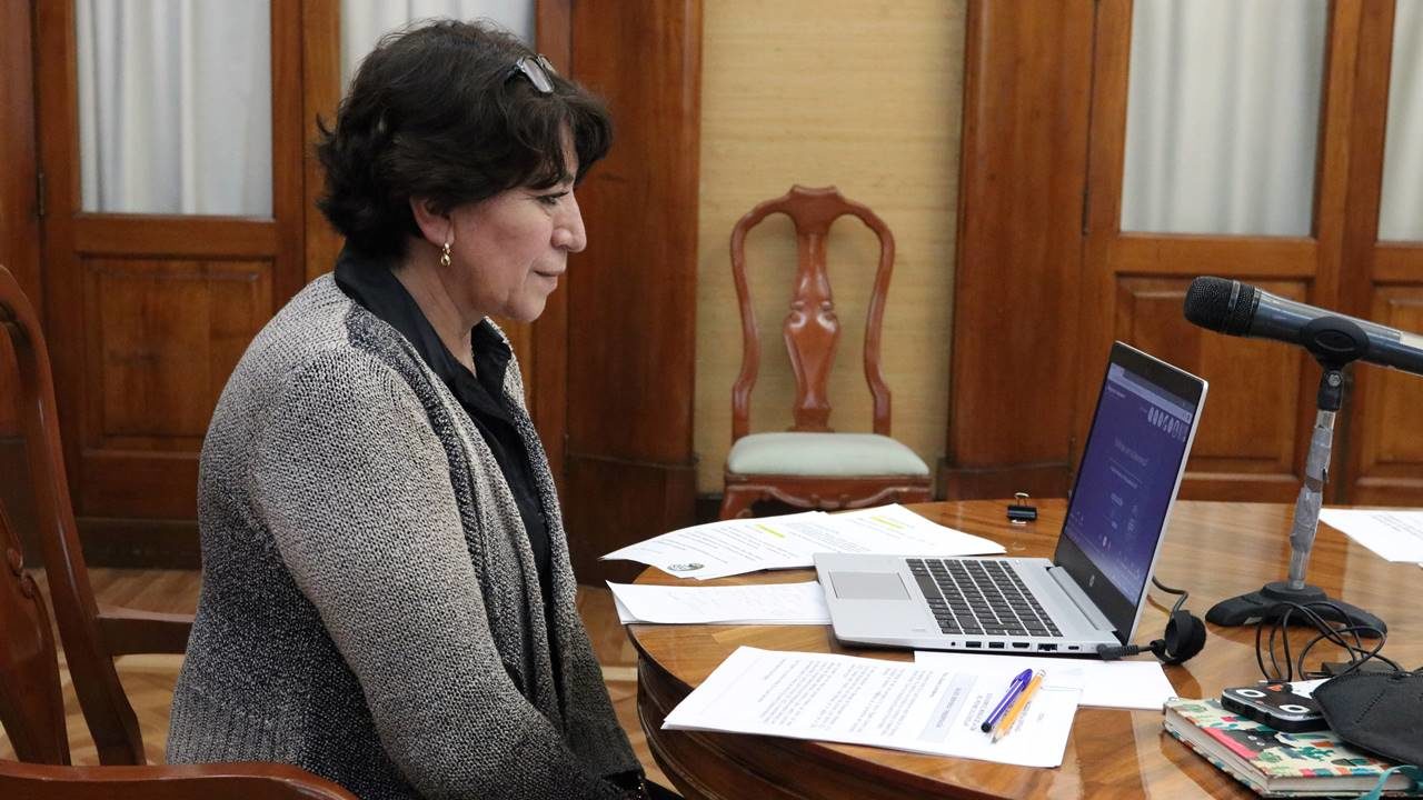 Regreso a clases presenciales no es una necedad: Delfina Gómez