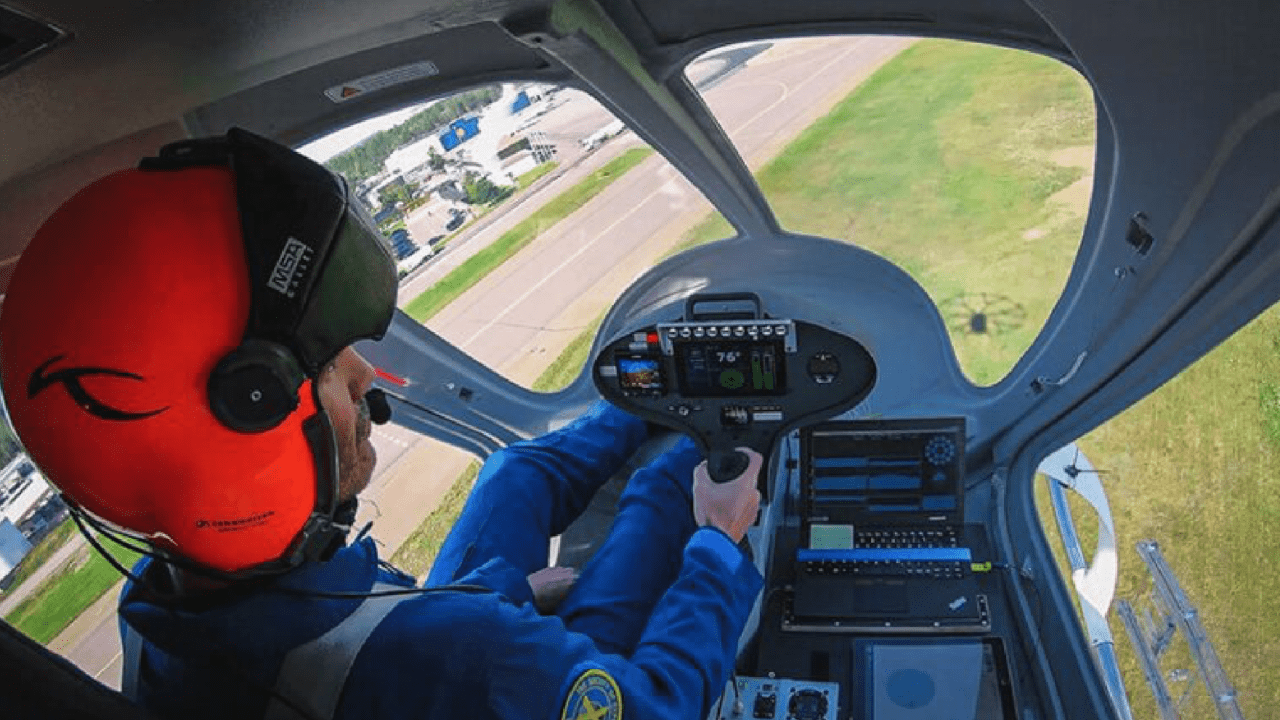 Taxi aéreo eléctrico completa histórico primer vuelo de prueba tripulado