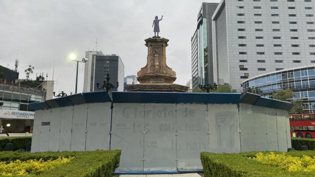 La Glorieta de Colón en el Paseo de la Reforma. Foto: Daniela Castell