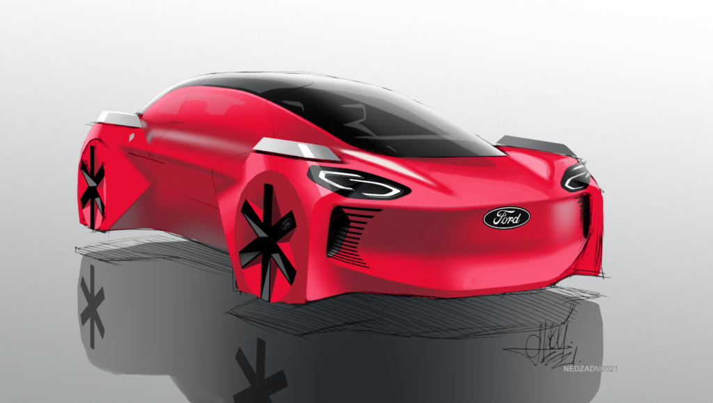 Ford reveals electric 'concept car' based on the vision of 500 kids