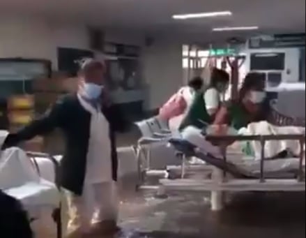Inundación del hospital de Tula fue por desagüe de presas: Conagua