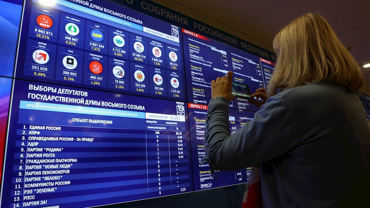 Denuncias por fraude electrónico empañan las elecciones en Rusia