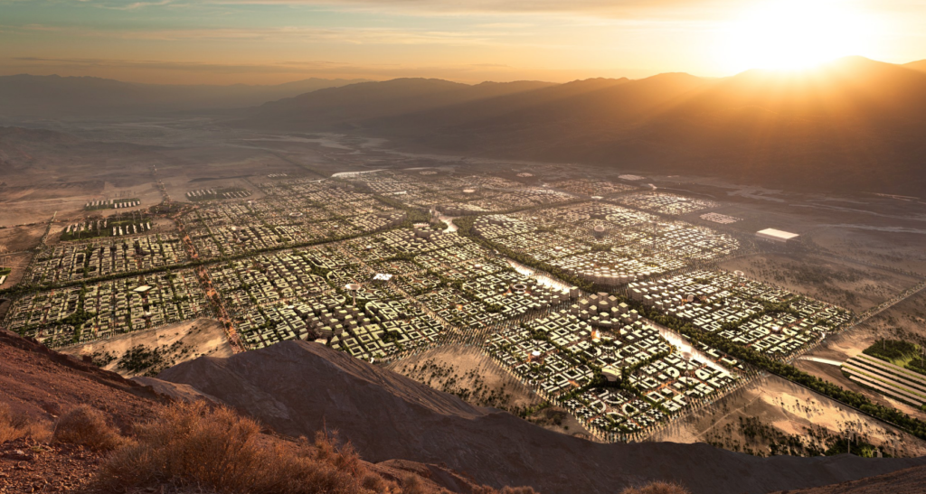 They build a city in the US desert for 5 million people