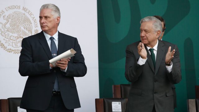 Miguel Díaz-Canel Andrés Manuel López Obrador