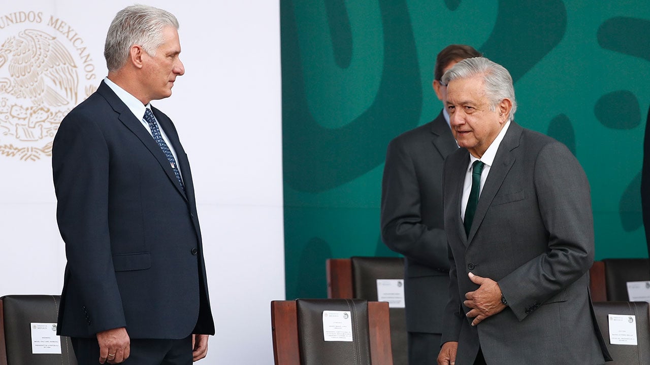 Díaz-Canel saluda la primera visita de López Obrador a Cuba