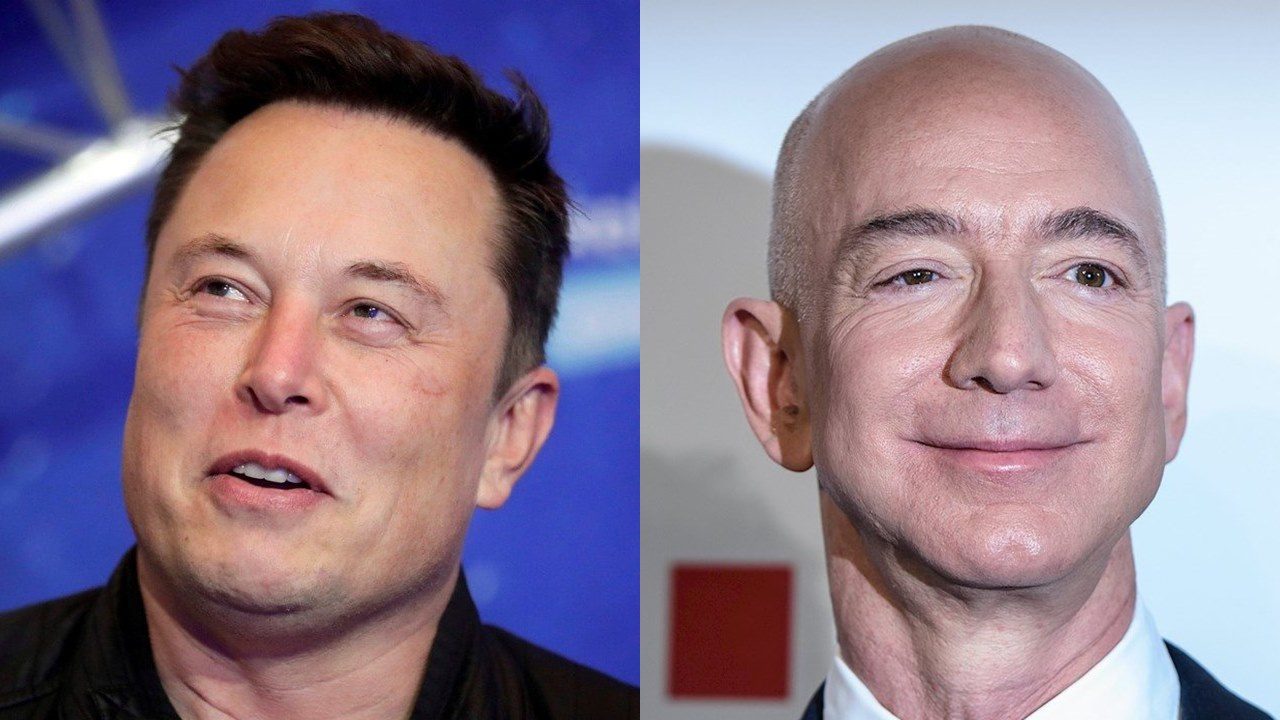 Bezos no ve amenaza alguna en la carrera espacial frente a los lazos entre Musk y Trump