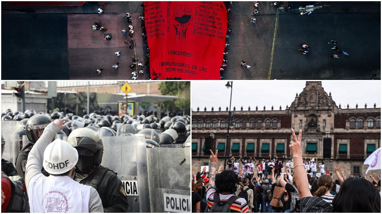 Conmemoraciones del 2 de octubre: entre no al olvido y agresiones a la policía
