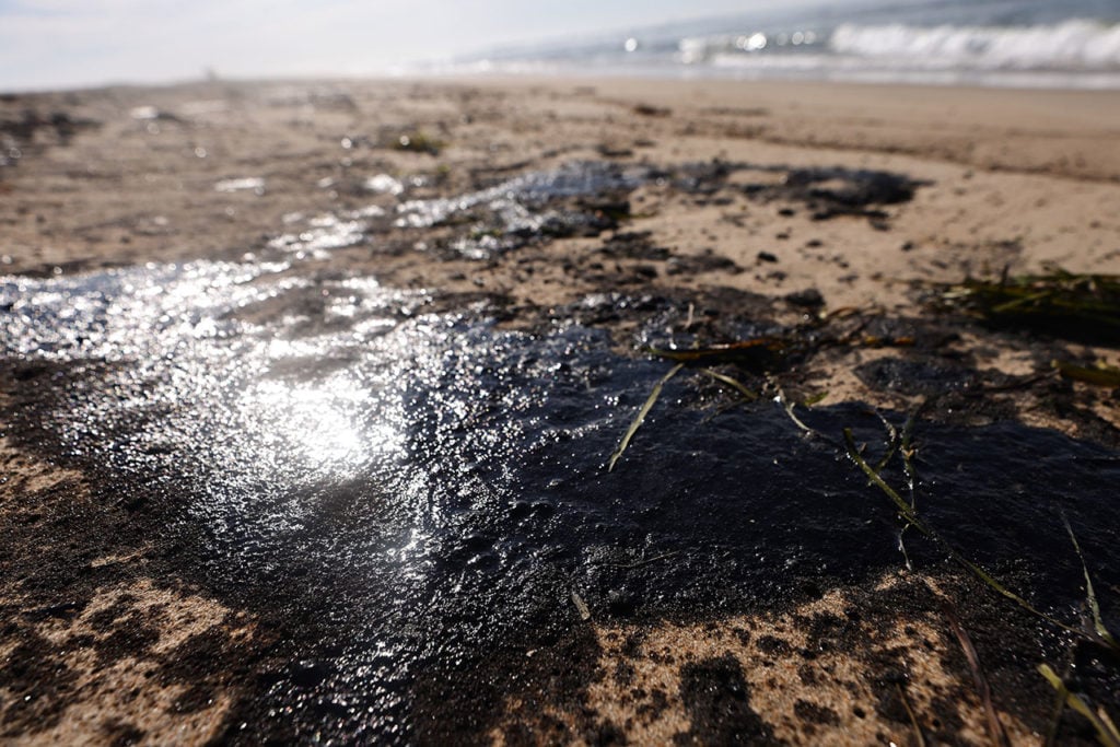 California derrame de petróleo