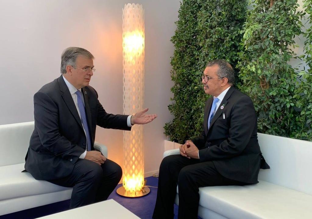 En G20, Ebrard plantea a OMS reconocer vacunas Sputnik y CanSino