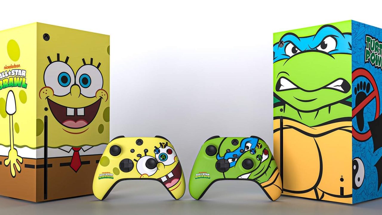 Diseñan dos sorprendentes consolas personalizadas de Nickelodeon