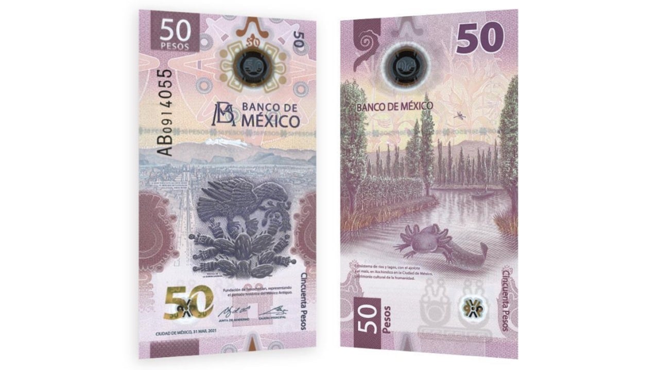 Banxico revela el nuevo billete de 50 pesos; así es