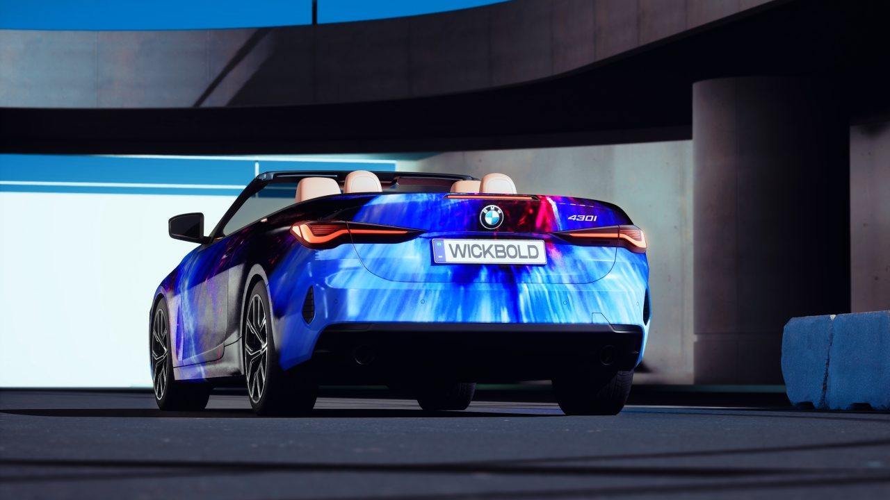 VIDEO: BMW Serie 4 convertible es arte sobre ruedas en NFT