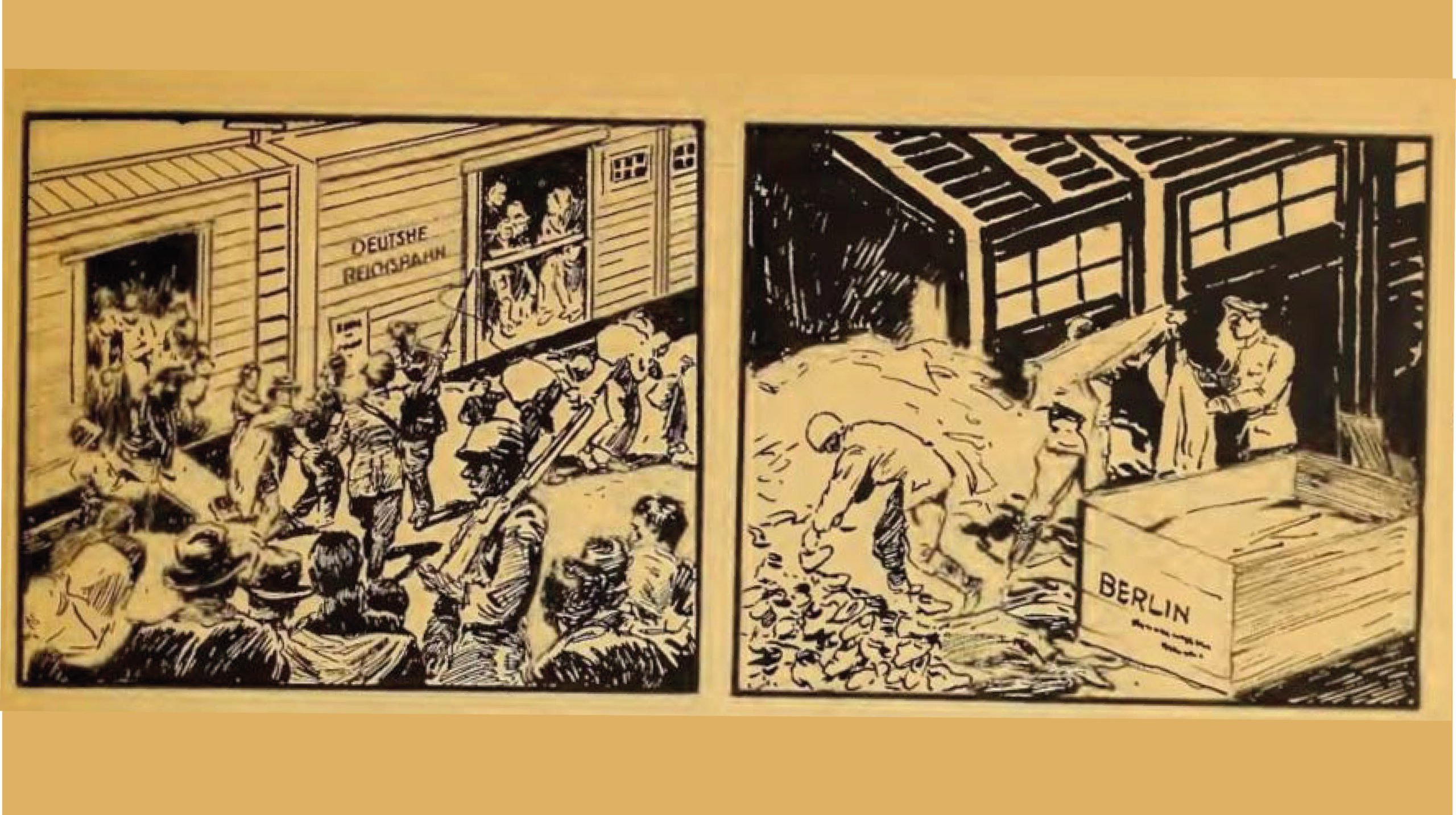 Hallan cómic de 1944, la primera ilustración que retrata las atrocidades del nazismo