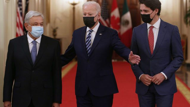 Andrés Manuel López Obrador Joe Biden Justin Trudeau