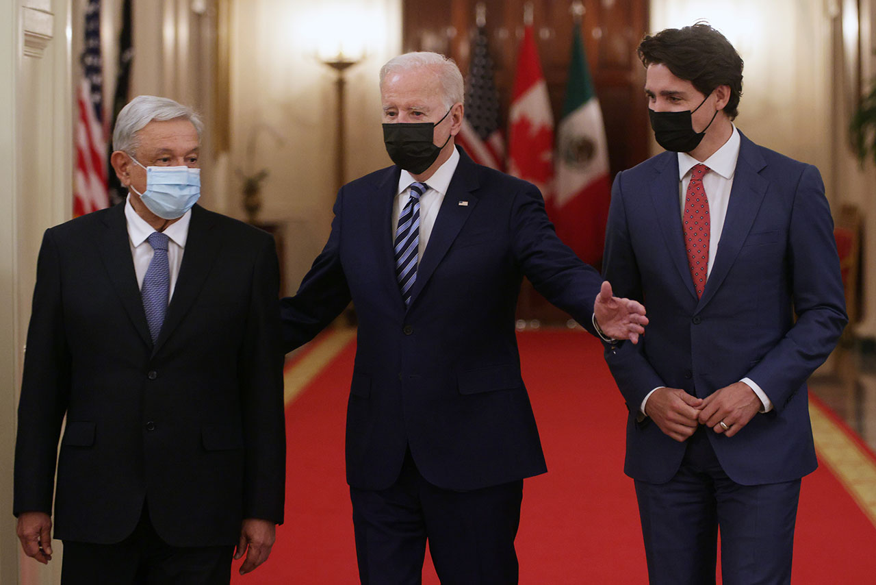 Trudeau y Biden se reunirán con AMLO en México en diciembre
