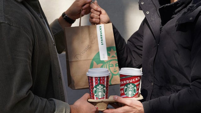 Starbucks delivery. / Foto: Cortesía de Starbucks