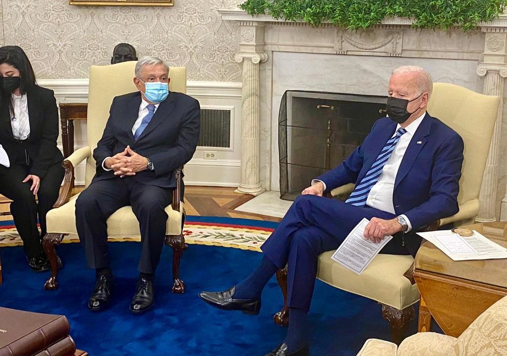 Agradecemos que EU nos dé trato de iguales y no de patio trasero: AMLO a Biden