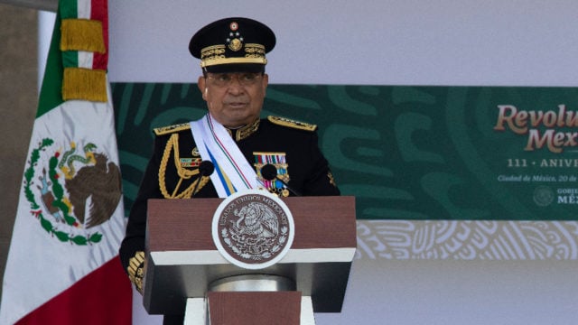 El secretario de la Defensa Nacional, Luis Cresencio Sandoval. Foto: Gobierno de México