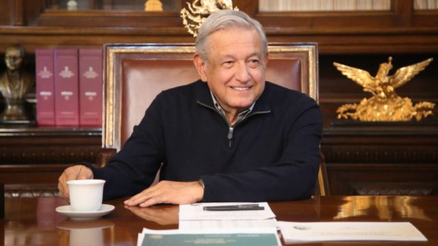 El presidente López Obrador en Palacio Nacional. Foto: Gobierno de México