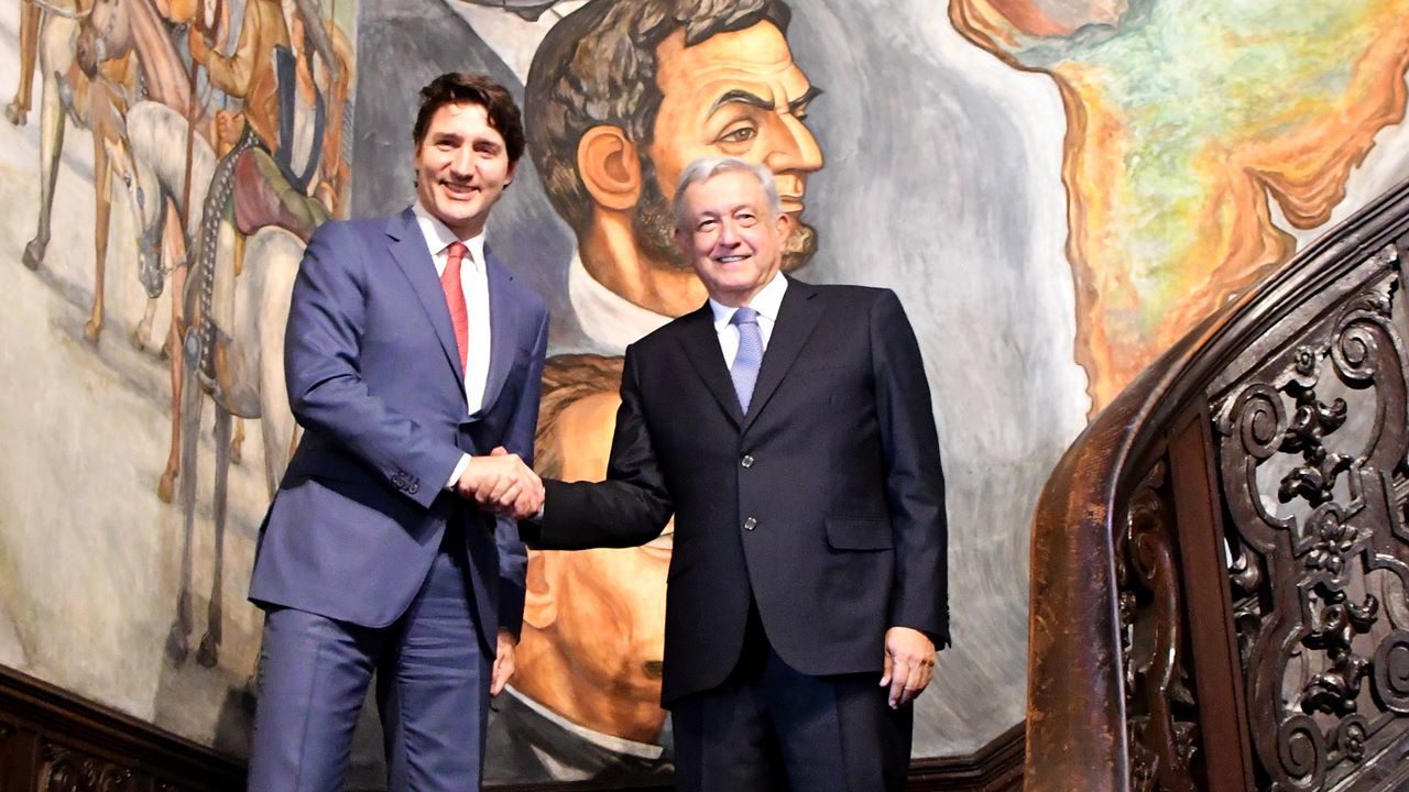 AMLO y Trudeau conversan sobre contribuciones de canadienses al sector energético