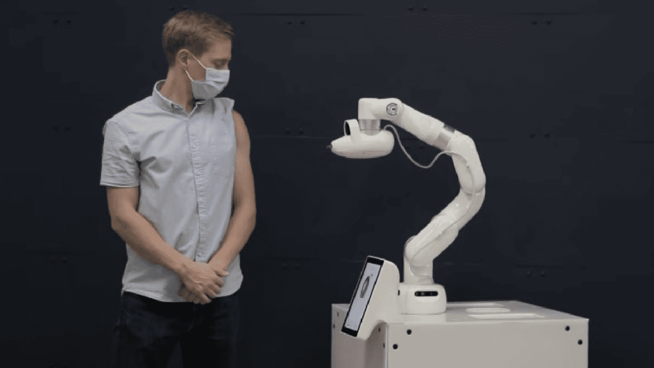 Conoce el robot que puede vacunar sin la necesidad de utilizar agujas