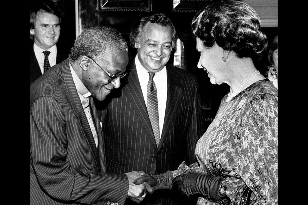 Desmond Tutu Politics - Commonwealth Day Reception - Marlborough House, London