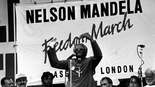 Desmond Tutu Mandela Freedom Rally