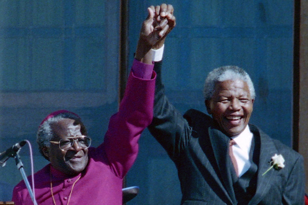 Nelson Mandela Desmond Tutu