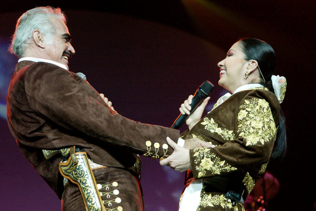 Vicente Fernández Ana Gabriel and Vincent Fernandez in Concert