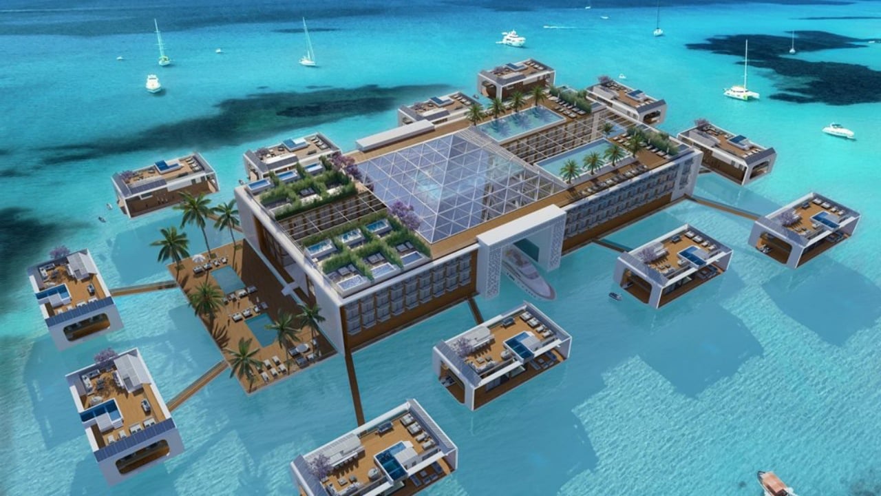Resort flotante Dubái