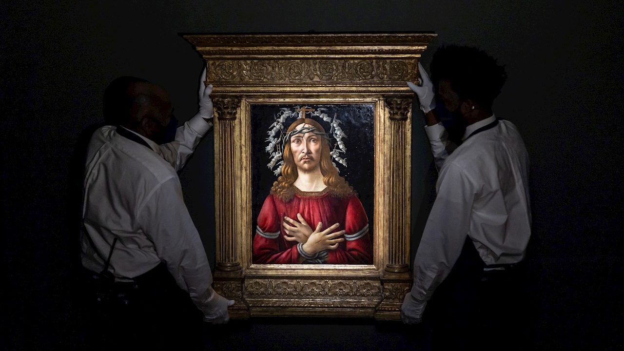 ‘Cristo Varón’ de Sandro Botticelli alzanza los 45 mdd en subasta de Sotheby’s
