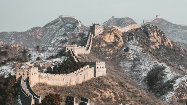 muralla china soldados Ming