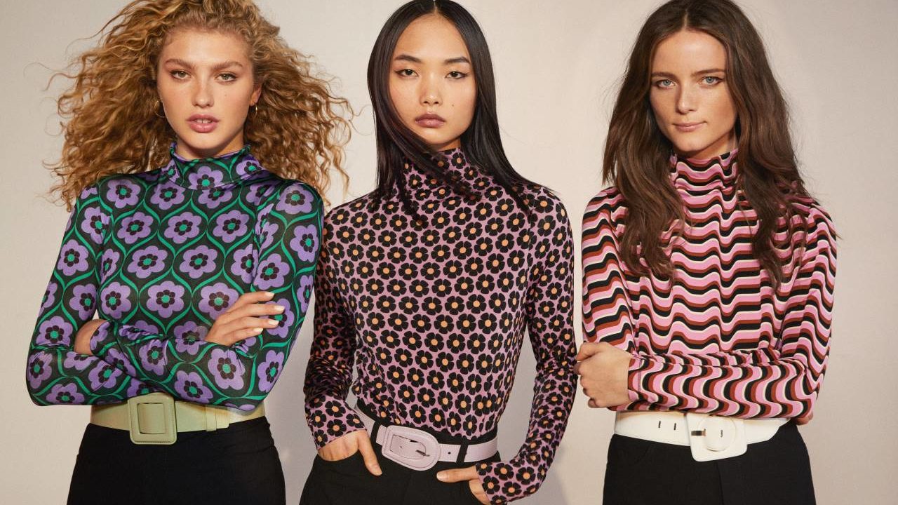 Estampados florales y psicodélicos retoman fuerza entre las tendencias de la moda